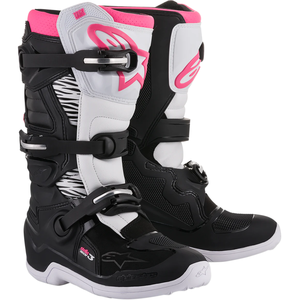 Alpinestars Stella Tech 3 Boots (Black/White/Pink)